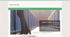 Desktop Screenshot of hjemmeweb.dk